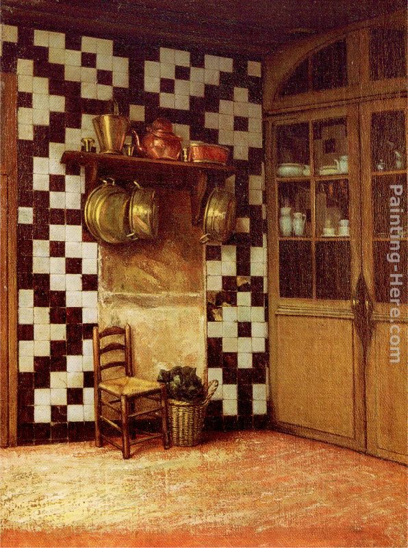 Francis Davis Millet Flemish Kitchen